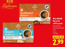 Lidl Bellarom flavored coffee pods offer