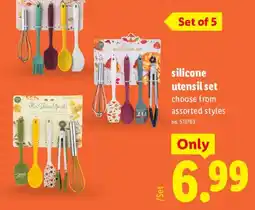 Lidl Silicone utensil set offer