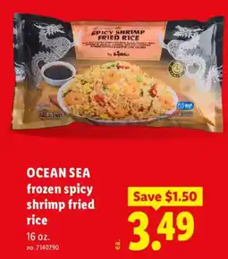 Lidl Ocean Sea frozen spicy shrimp fried rice offer