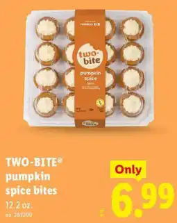 Lidl Two-Bite pumpkin spice bites offer