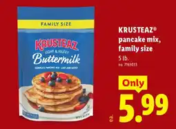 Lidl Krusteaz pancake mix offer