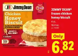 Lidl Jimmy Dean frozen chicken honey biscuit offer