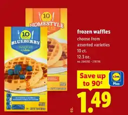 Lidl Lidl homestyle frozen waffles offer