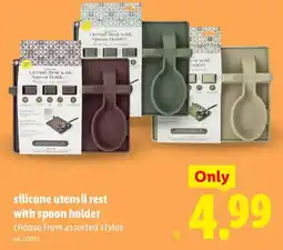 Lidl silicone utensil rest with spoon holder offer