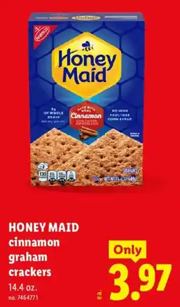 Lidl Honey Maid cinnamon graham crackers offer