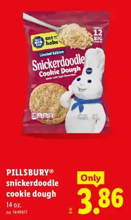 Lidl Pillsbury snickerdoodle cookie dough offer