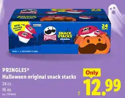 Lidl Pringles halloween original snack stacks offer