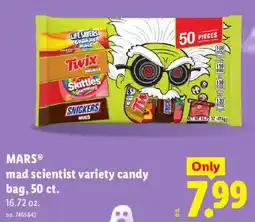 Lidl Mars mad scientist variety candy offer