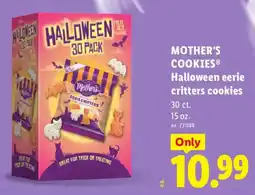 Lidl Mother's cookies halloween eerie critters cookies offer