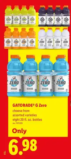 Lidl Gatorade G Zero offer