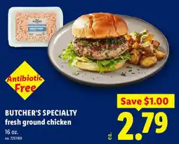 Lidl Butcher's specialty fresh ground chicken offer