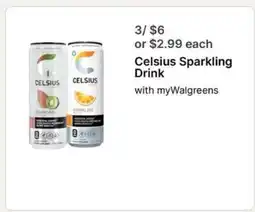 Walgreens Celsius Sparkling Drink offer