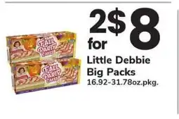 Safeway Little Debbie Big Packs offer