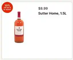 Walgreens Sutter Home, 1.5L offer