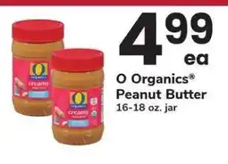 Safeway O Organics Peanut Butter offer