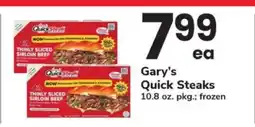 Safeway Gary's Quick Steaks offer
