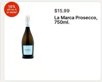 Walgreens La Marca Prosecco, 750ml offer