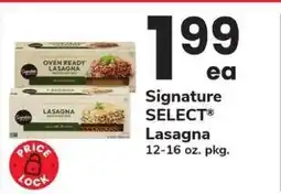 Safeway Signature SELECT Lasagna offer