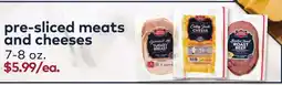 Safeway Pre-sliced meats and cheeses offer