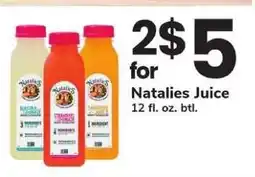 Safeway Natalies Juice offer