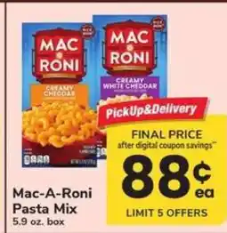 Safeway Mac A Roni Pasta Mix offer