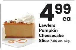 Safeway Lawlers Pumpkin Cheesecake Slice offer
