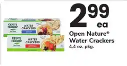 Safeway Open Nature Water Crackers offer