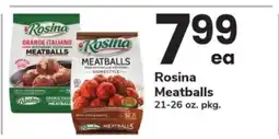 Safeway Rosina Meatballs offer
