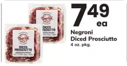 Safeway Negroni Diced Prosciutto offer
