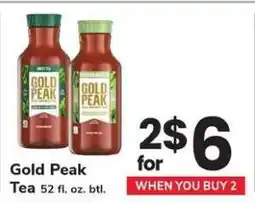 Safeway Gold Peak Tea offer