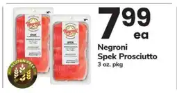 Safeway Negroni Spek Prosciutto offer
