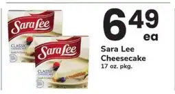 Safeway Sara Lee Cheesecake offer
