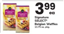 Safeway Signature SELECT Belgian Waffles offer