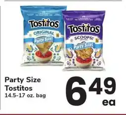 Safeway Party Size Tostitos offer