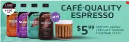 Safeway Nescafé Espresso Concentrate offer