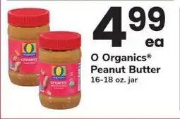 Safeway O Organics Peanut Butter offer