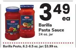 Safeway Barilla Pasta Sauce offer