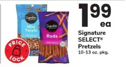 Safeway Signature Select Pretzels offer