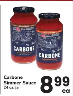 Safeway Carbone Simmer Sauce offer