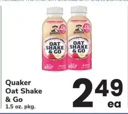 Safeway Quaker Oat Shake & Go offer