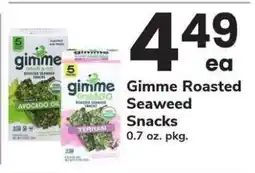 Safeway Gimme Roasted Seaweed Snacks offer