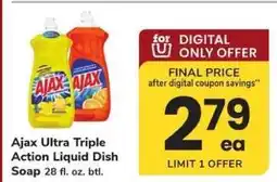 Safeway Ajax Ultra Triple Action Liquid Dish Soap offer