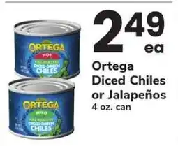 Safeway Ortega Diced Chiles or Jalapeños offer