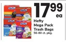 Safeway Hefty Mega Pack Trash Bags offer