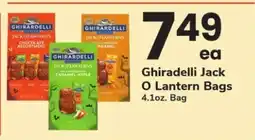 Safeway Ghiradelli Jack O Lantern Bags offer