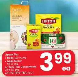 Safeway Lipton Tea offer