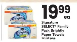 Safeway Signature SELECT Family Pack Brightly Paper Towels offer