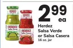 Safeway Herdez Salsa Verde or Salsa Casera offer