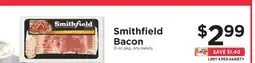 ShopRite Smithfield Bacon offer