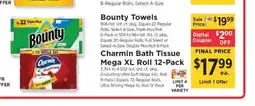 ShopRite Charmin Bath Tissue Mega XL Roll 12-Pack offer
